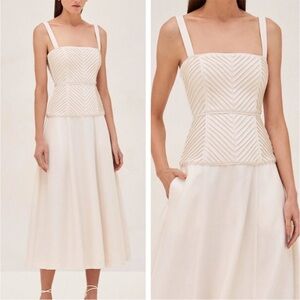 Alexis Coralia Ivory dress size large